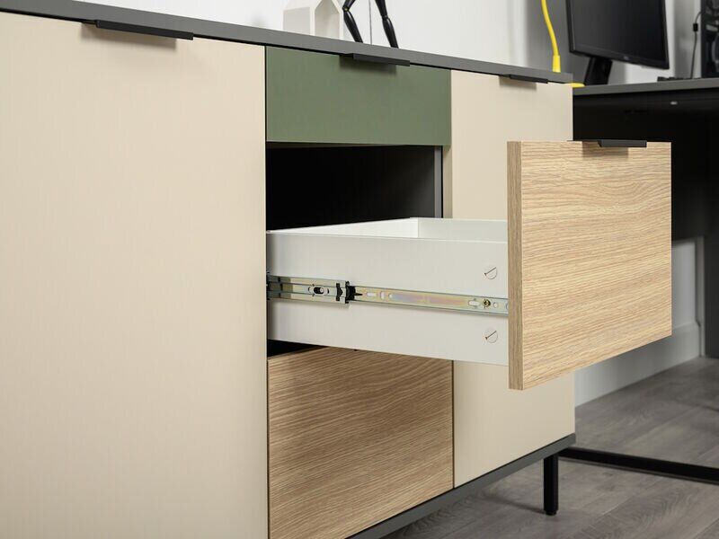 Марвэл Комод 16.234.02 Темно-серый / Плэйн