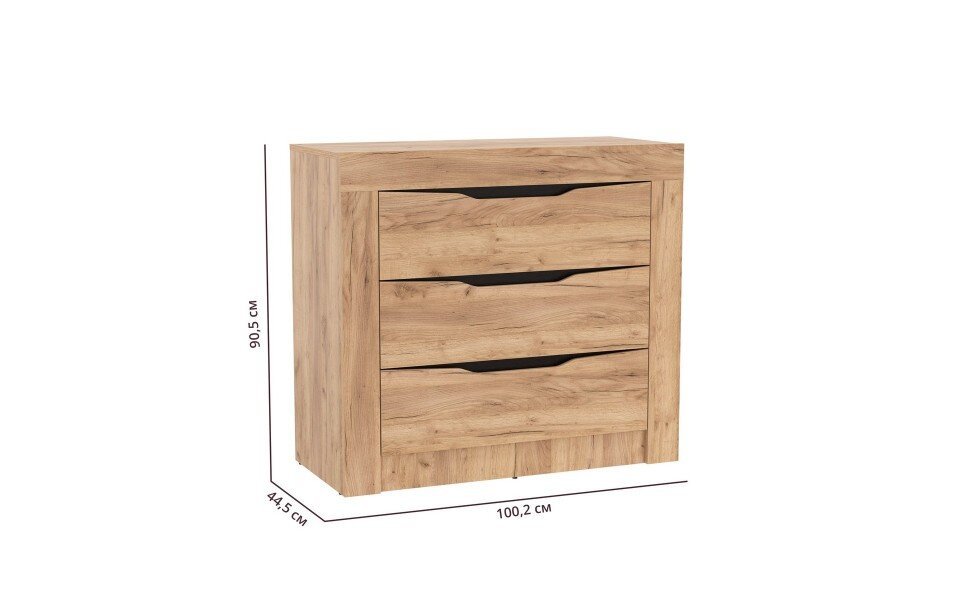 90.04 комод Флорида Дуб золотой / Венге