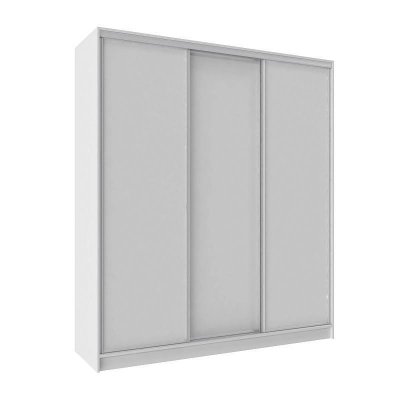 Шкаф-купе трехдверный 2000 Домашний Белый