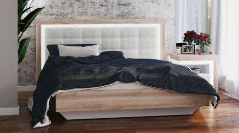 Кровать 160х200 Люмен Ижмебель 12a