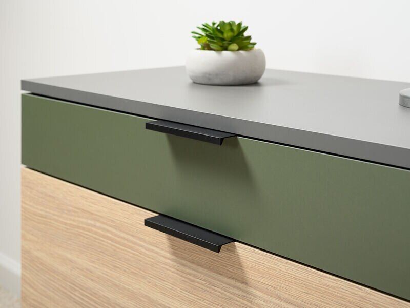 Марвэл Комод 16.234.03 Темно-серый / Плэйн