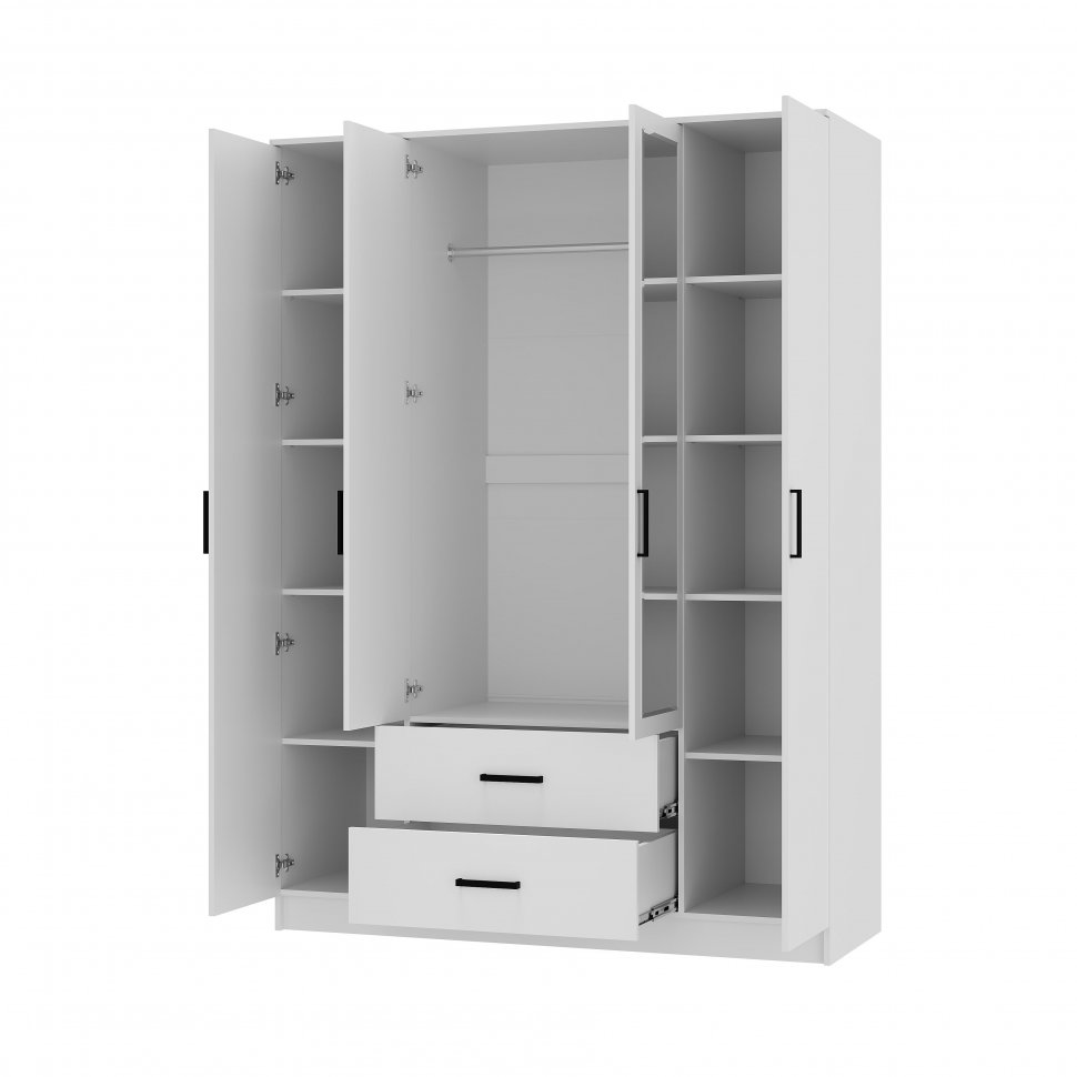 Шкаф 4-х створчатый Фьюжн ШК-14 (БТС)