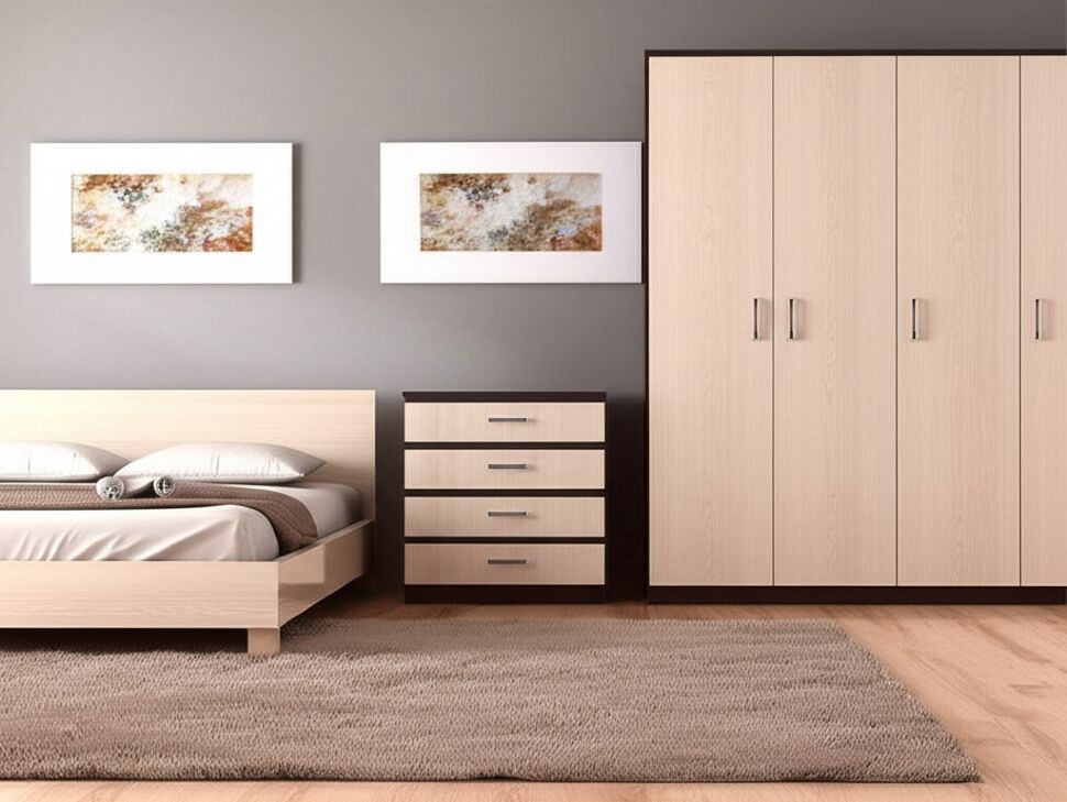 Комод с ящиками Сакура, венге/лоредо