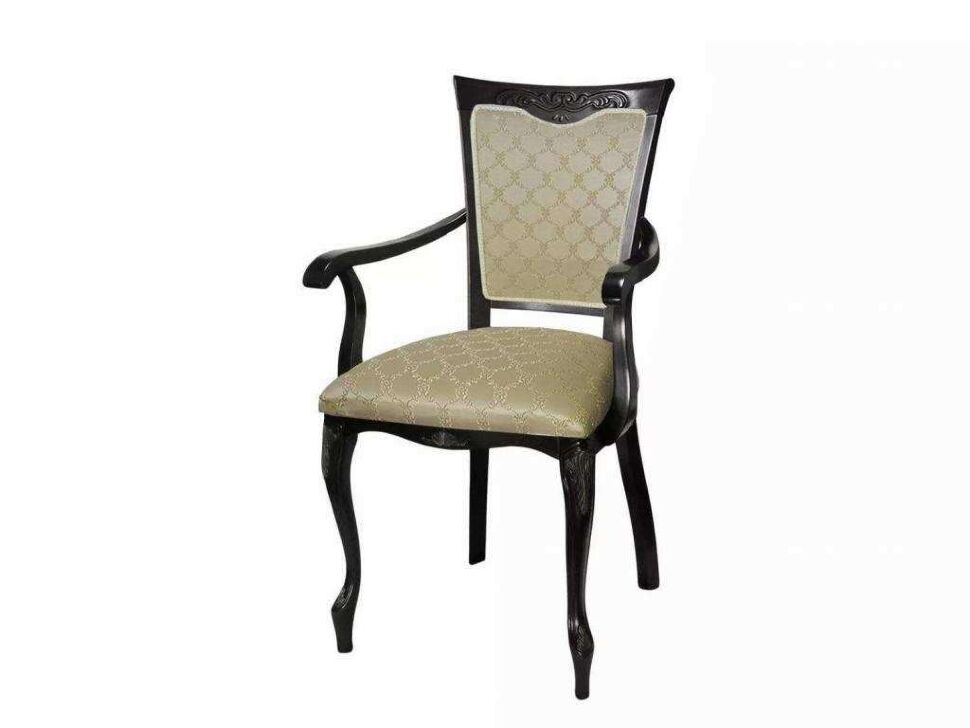 Кресло С-17 черный/андрис бежевый