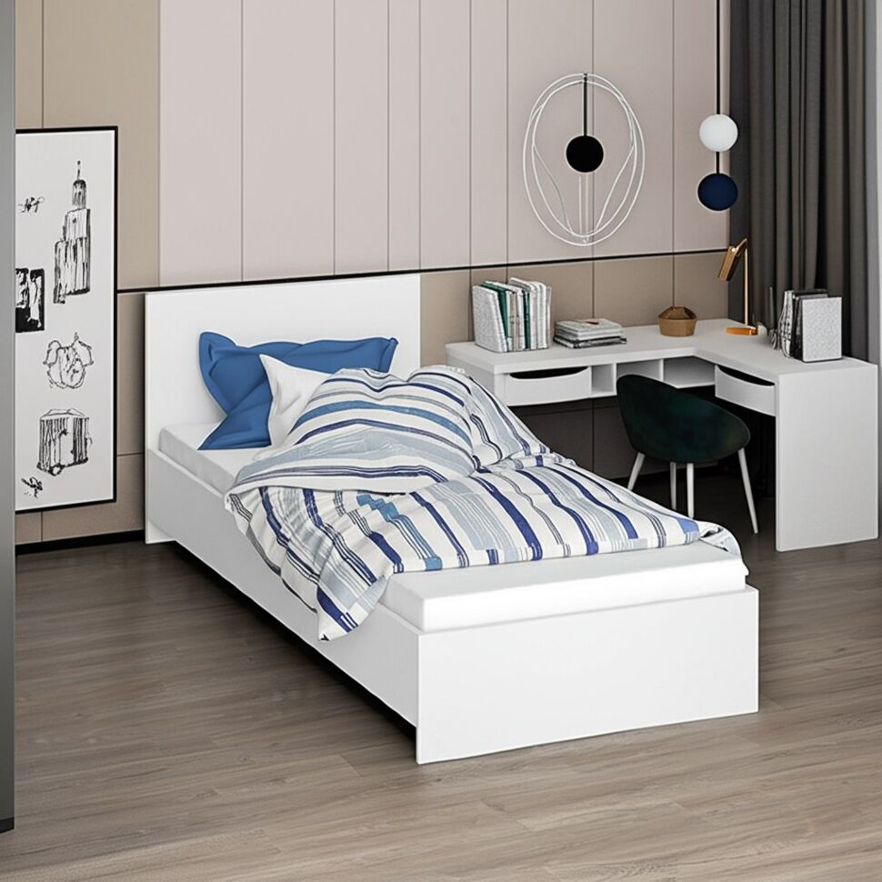 Кровать без основания Ронда КР-080 80х200, белый