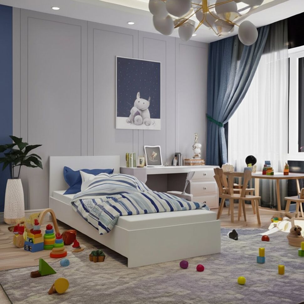 Кровать без основания Ронда КР-080 80х200, белый