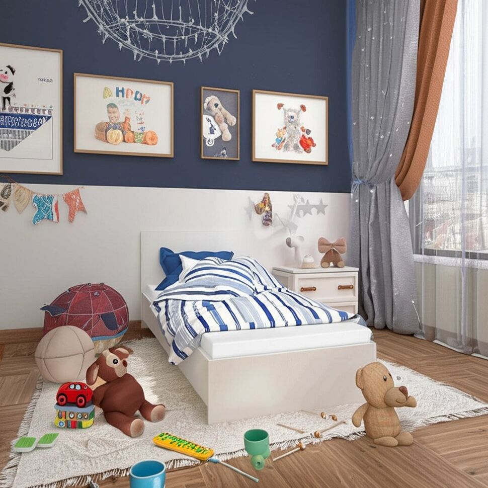 Кровать без основания Ронда КР-080 80х200, белый