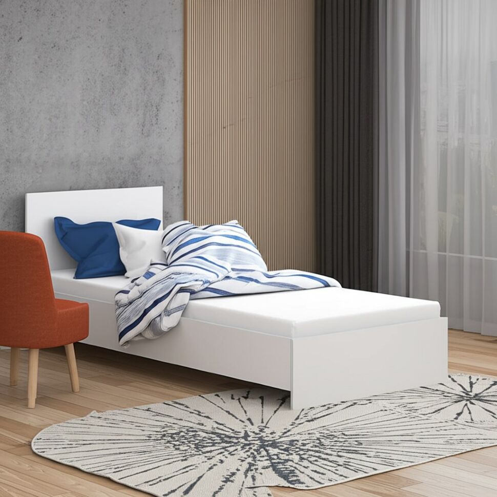 Кровать без основания Ронда КР-080 80х200, белый