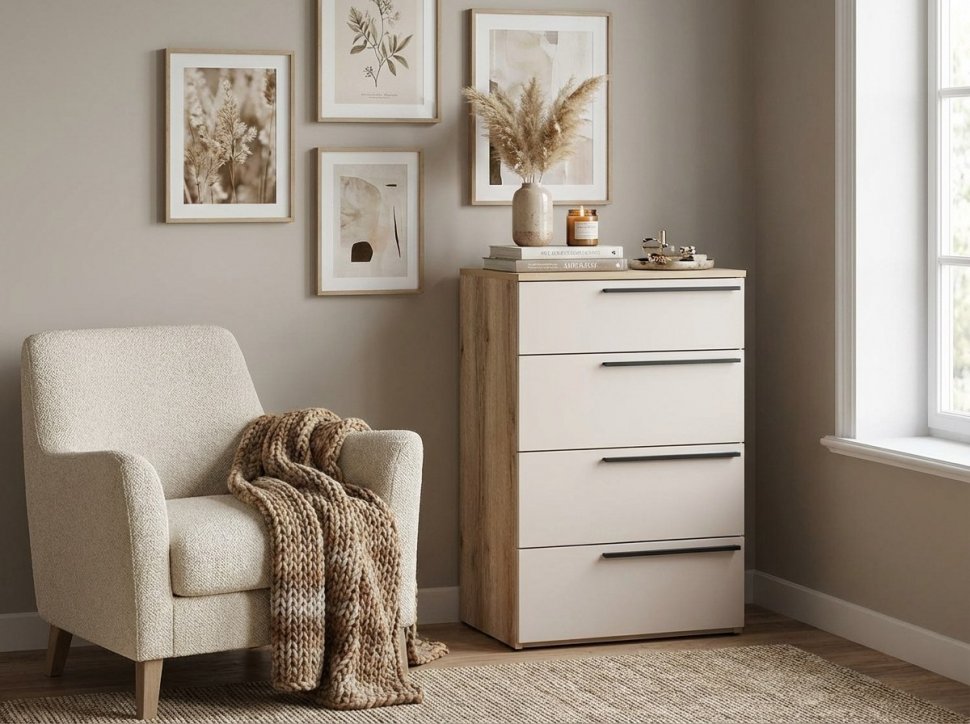 200.19 комод Арден Дуб Делано / Сантьяго софт