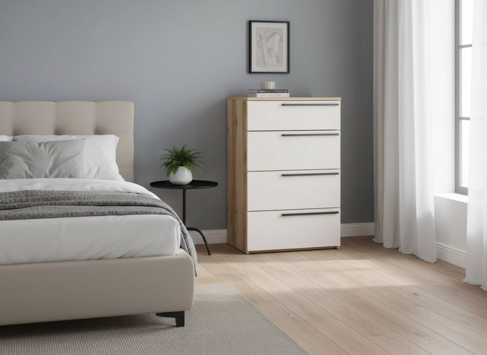 200.19 комод Арден Дуб Делано / Сантьяго софт