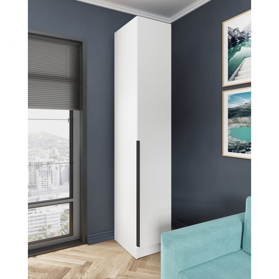 Шкаф-пенал Мадрид 400 (ТЭКС) Белый