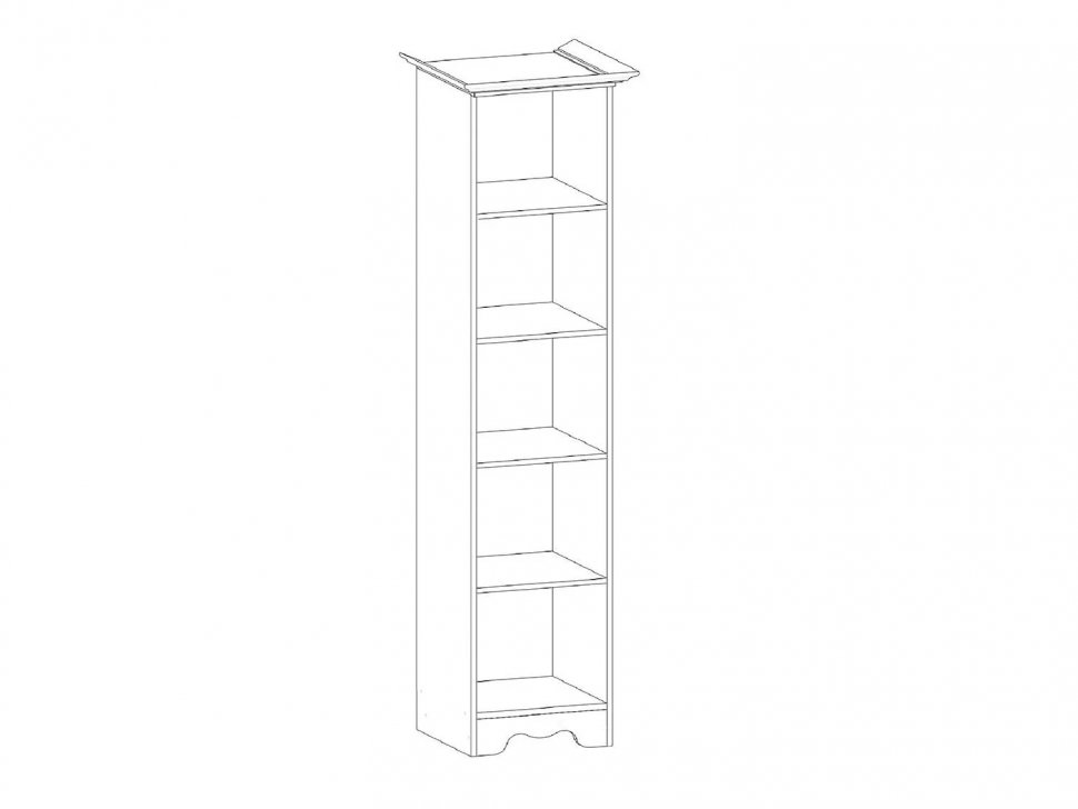 Латте 1 Шкаф однодверный Бодега Светлый / Орех Донской