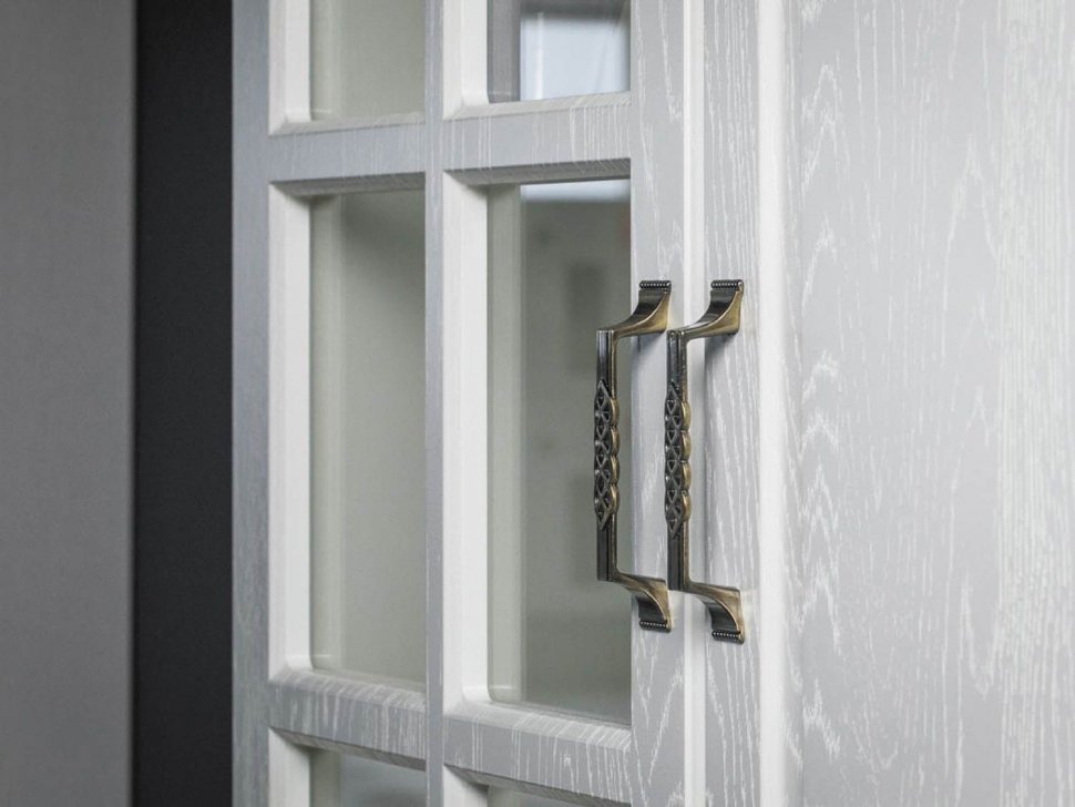 Гостиная Ливерпуль 1 Белый/Ясень ваниль