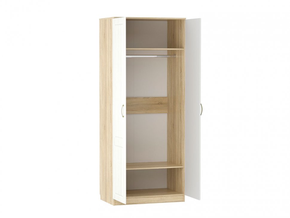 НМ 040.60 Шкаф Оливия Дуб Сонома/белое дерево