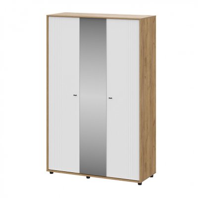 Шкаф трехстворчатый Милан (SV-Мебель) Белый