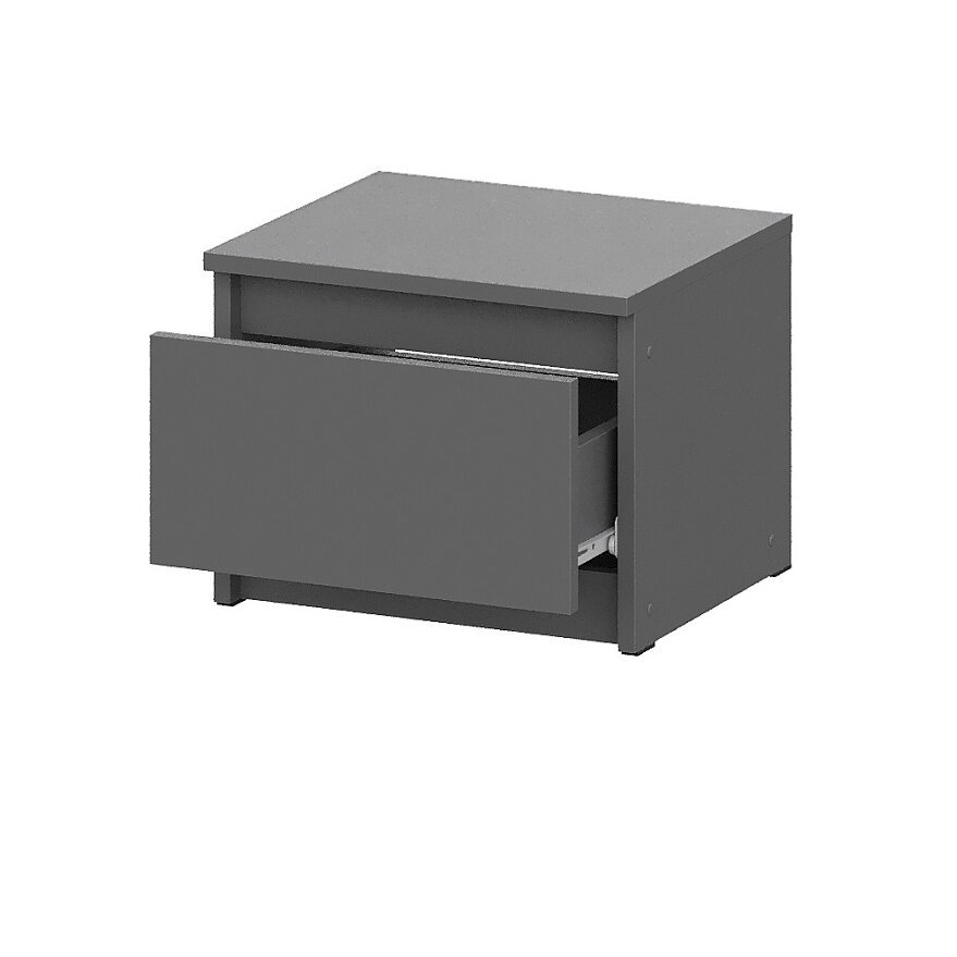 Тумба прикроватная Денвер (Графит серый)