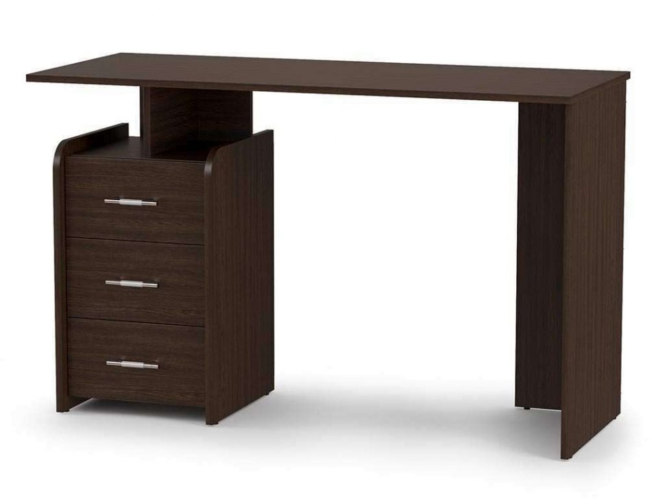 ПКС-8 стол письменный левый венге
