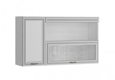 Полка навесная ЛН-4 Ливорно (Домани) Ясень Анкор светлый