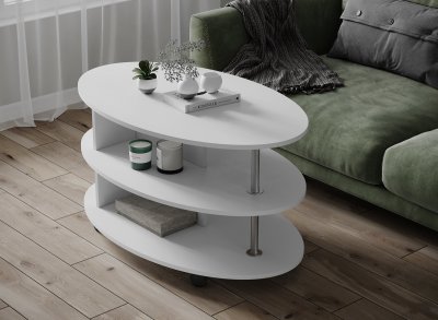 Журнальный стол Консул-3 Белый