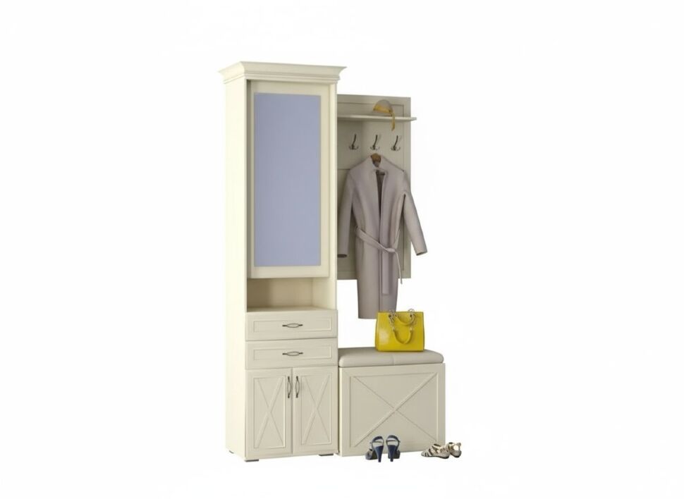 Прихожая Бэль 2 Слоновая кость