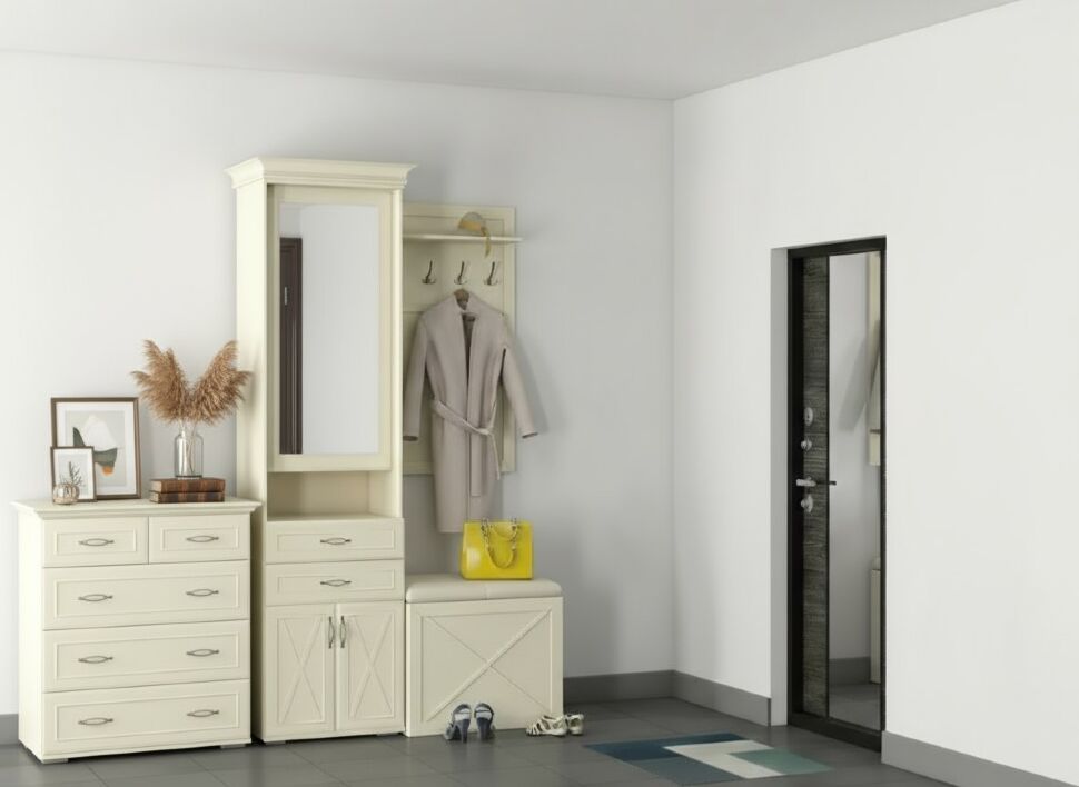 Прихожая Бэль 2 Слоновая кость