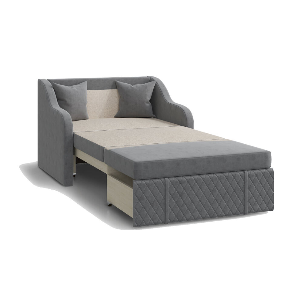 Диван Том (MLK) Ромб серый