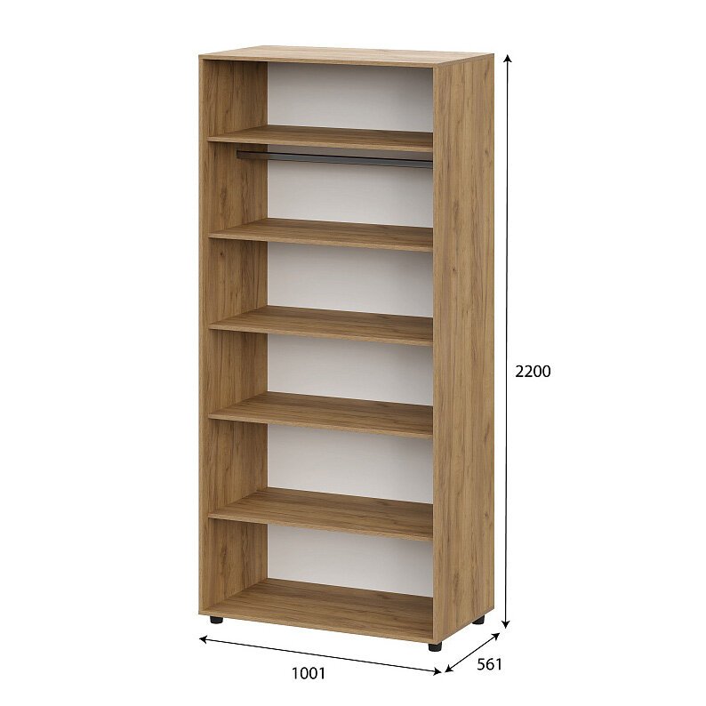 Шкаф двухстворчатый Милан (SV-Мебель) Белый