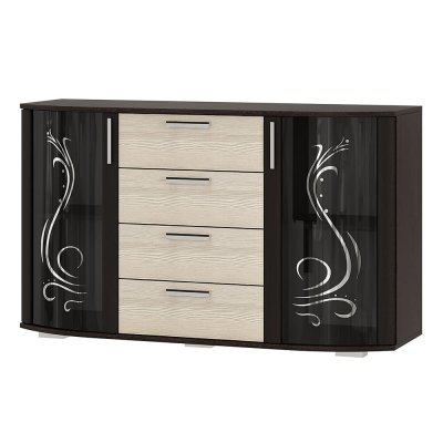 Комод-витрина Грация-2 БТС (Лоредо)