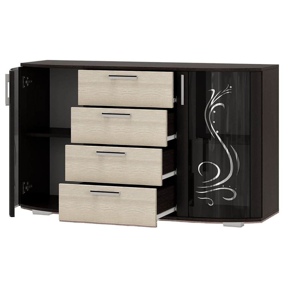 Комод-витрина Грация-2 БТС (Лоредо)