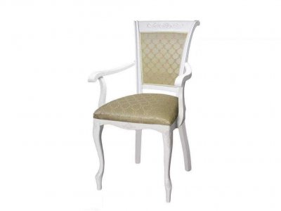 Кресло С-19 белый/вндрис бежевый