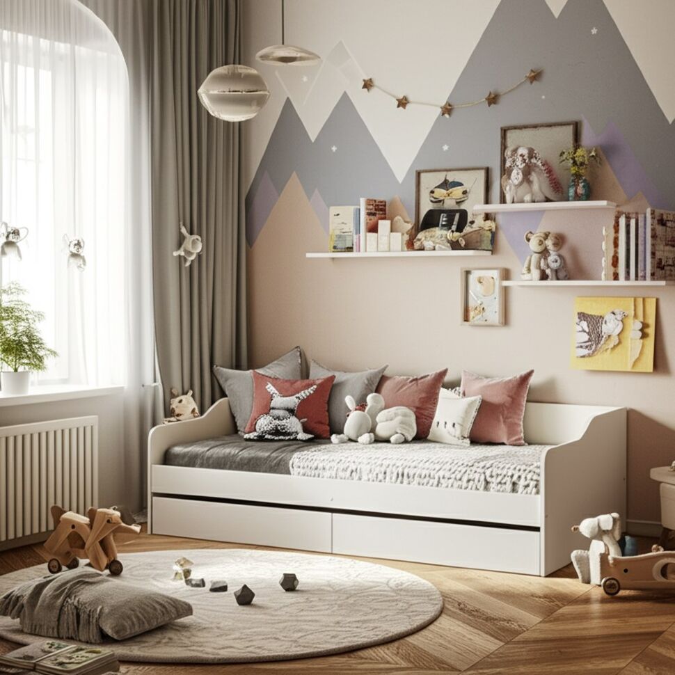 Каркас кровати детской КР 2, Белый