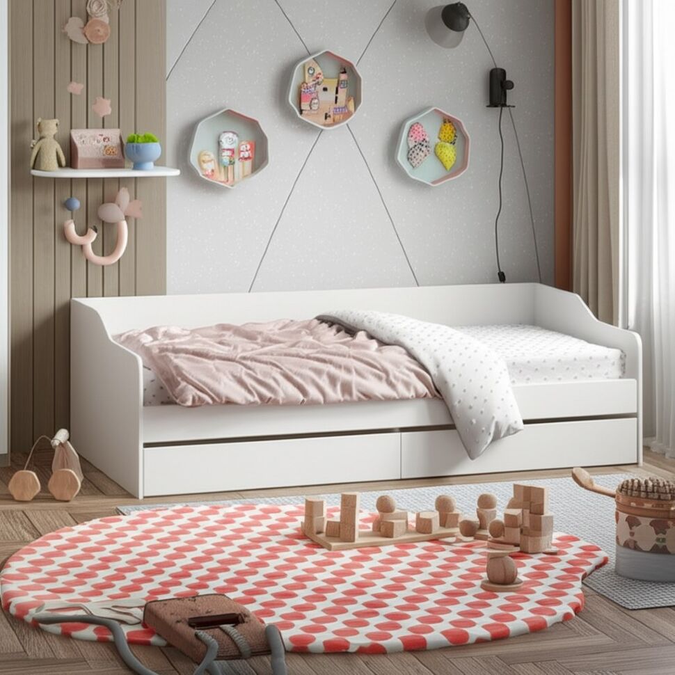 Каркас кровати детской КР 2, Белый