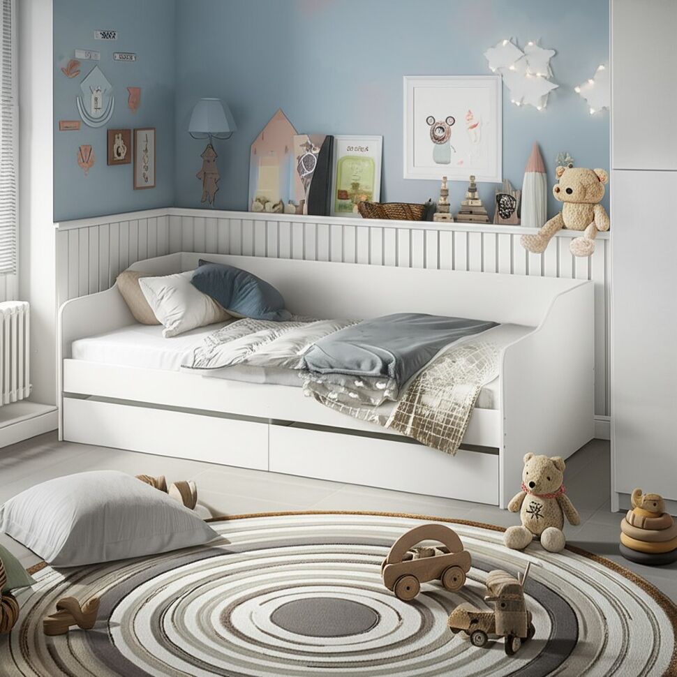 Каркас кровати детской КР 2, Белый