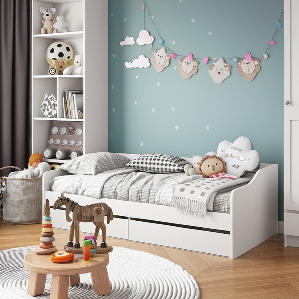 Каркас кровати детской КР 2, Белый