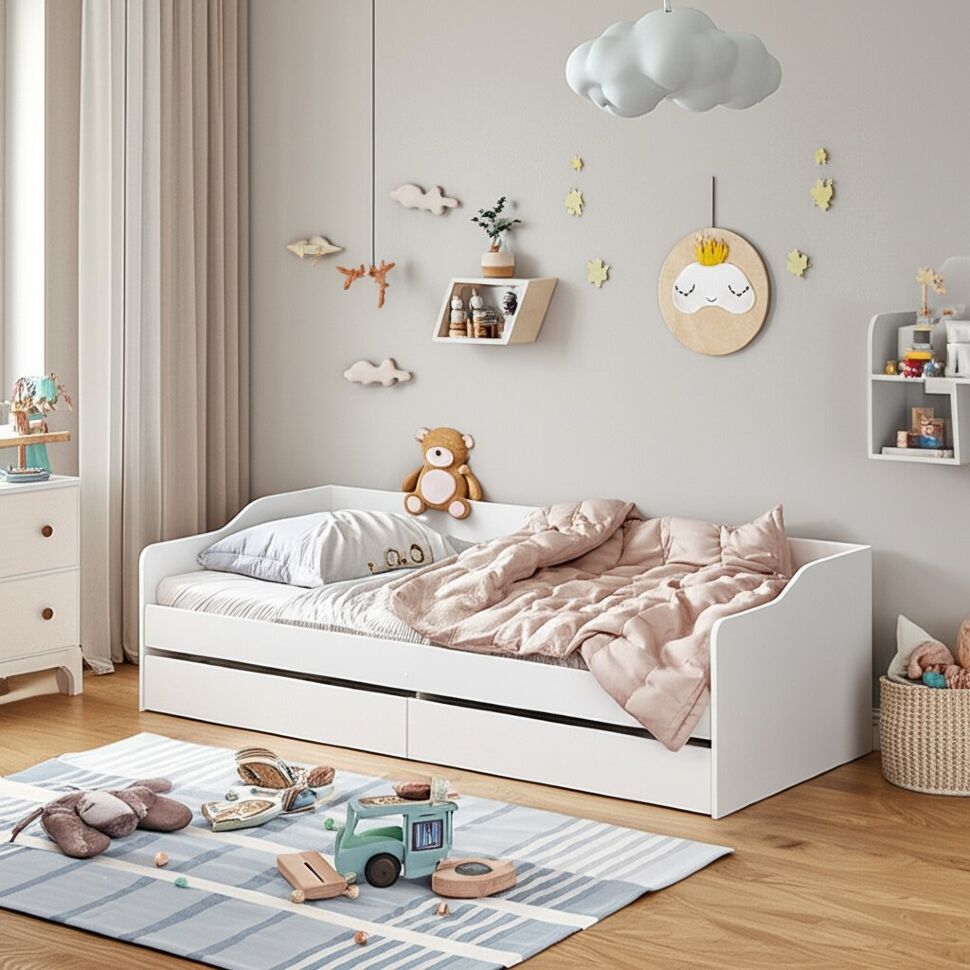 Каркас кровати детской КР 2, Белый