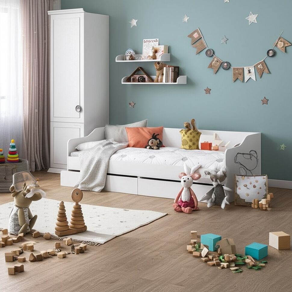 Каркас кровати детской КР 2, Белый