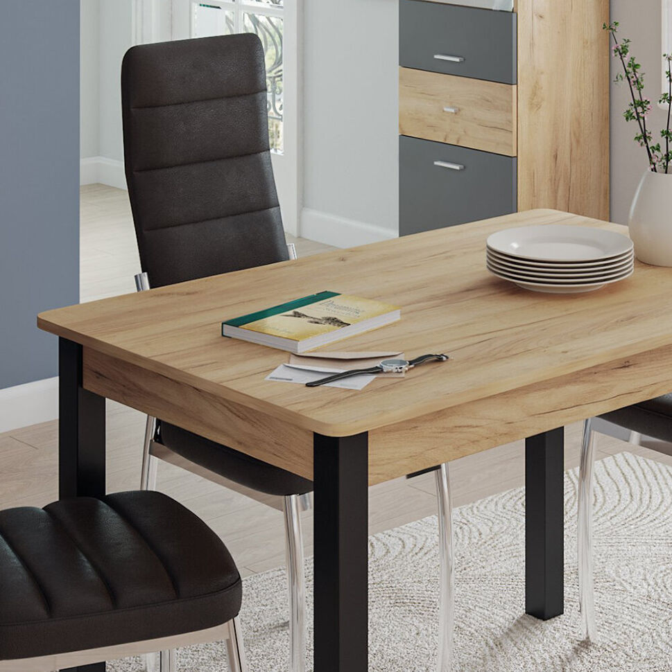 Стол обеденный 70х110 Олимп-1 (ТЭКС) Гикори Рокфорд 16