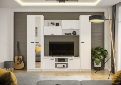 Гостиная Герда белый (Интерьер Центр) Комплект