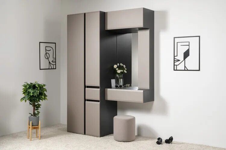 Сидней тумба подвесная 16.156 Антрацит / Капучино