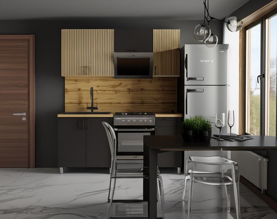 Кухня Кантри 1,8м с окапом