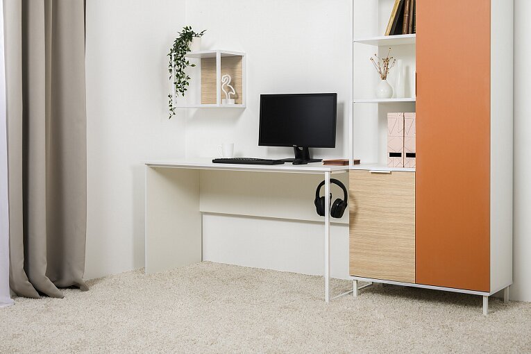 Марвэл Стол 12.112 Белый PE шагрень