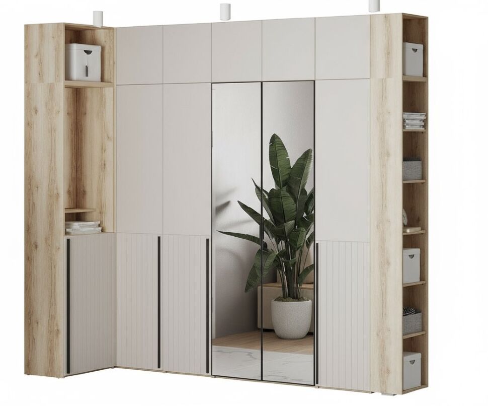 Прихожая Арден 1 Дуб Делано / Сантьяго софт