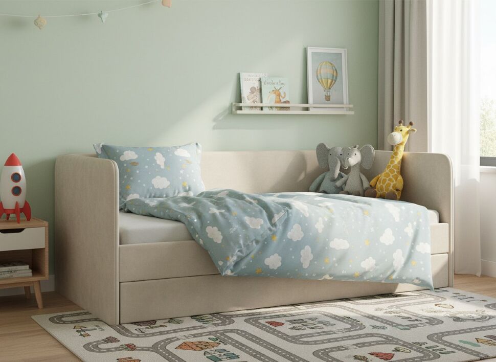 Кровать Молли модель 302 Велюр Вивальди 4