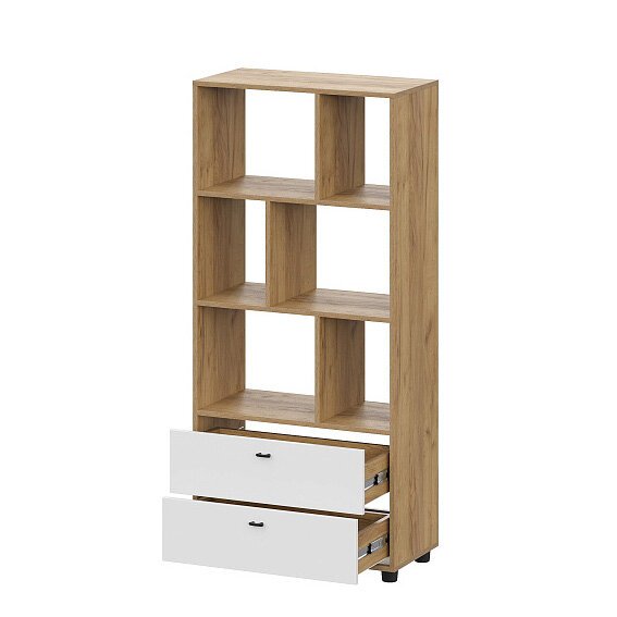 Стеллаж Милан (SV-Мебель) Белый