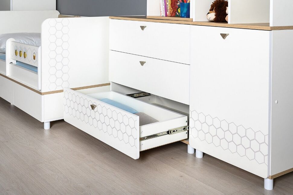 Детская Эйп 1 Белый/Дуб белый