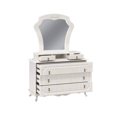 Комод Кантри 06.115, Вудлайн кремовый, Белый