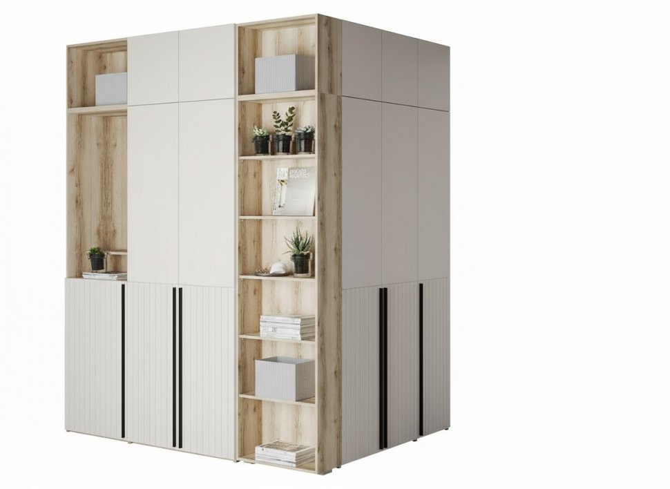 Прихожая Арден 2 Дуб Делано / Сантьяго софт