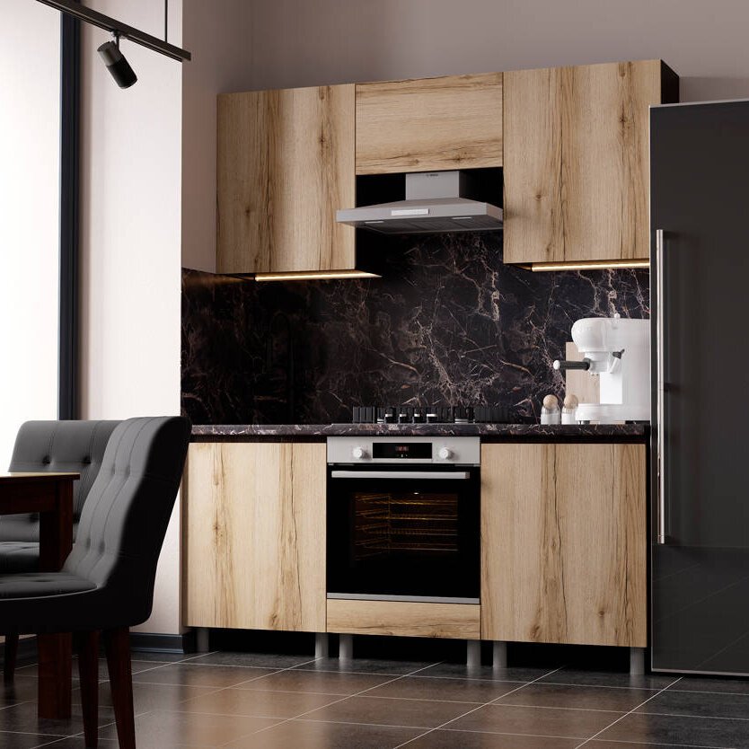 Шкаф кухонный верхний 60 Плейона (ТЭКС) П6И Дуб Делано