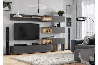 Гостиная Рига ГС-01, Каньон/графит