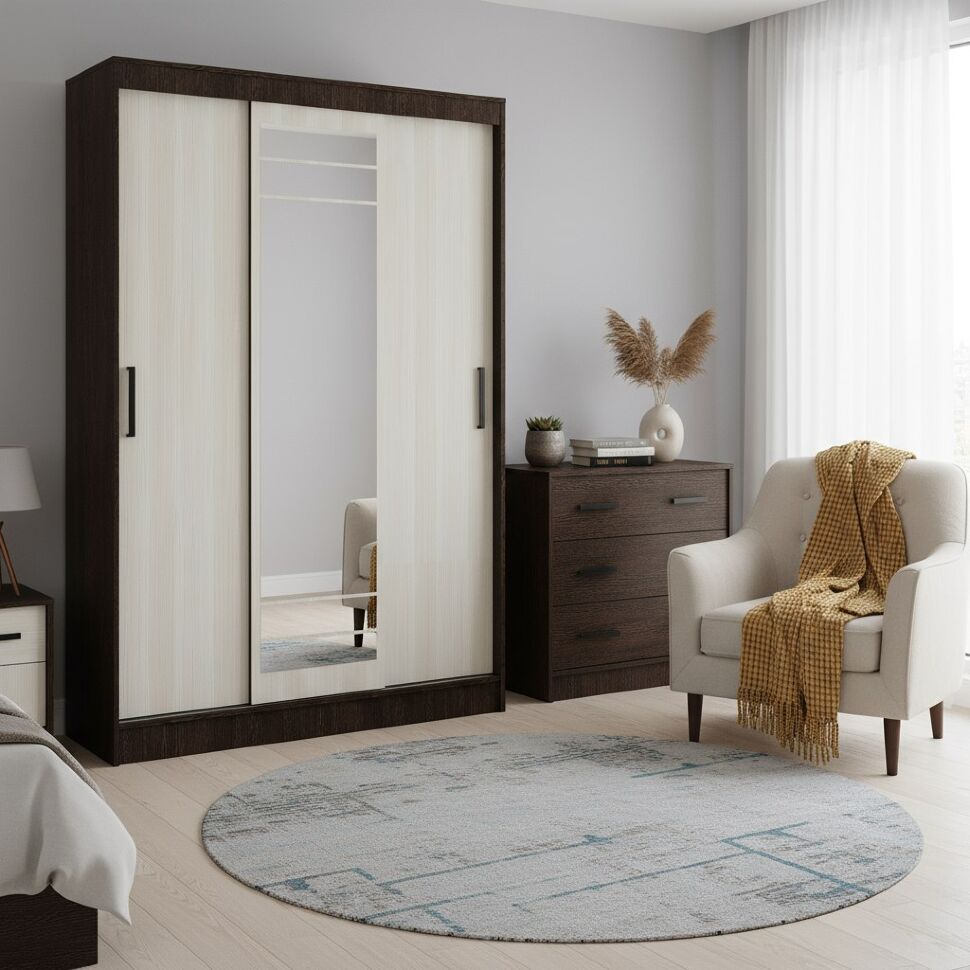 Шкаф-купе Тео ШКК-02, Венге, лоредо